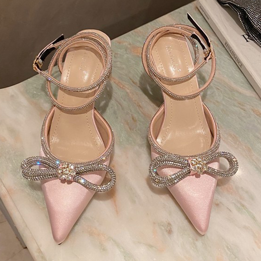 Women'S Shoes Quality - Fashion Diamond Bowknot Women Sandals 2026