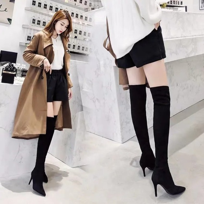 Sexy Women Thigh High Over The - Sock Boot Women 评论和价格