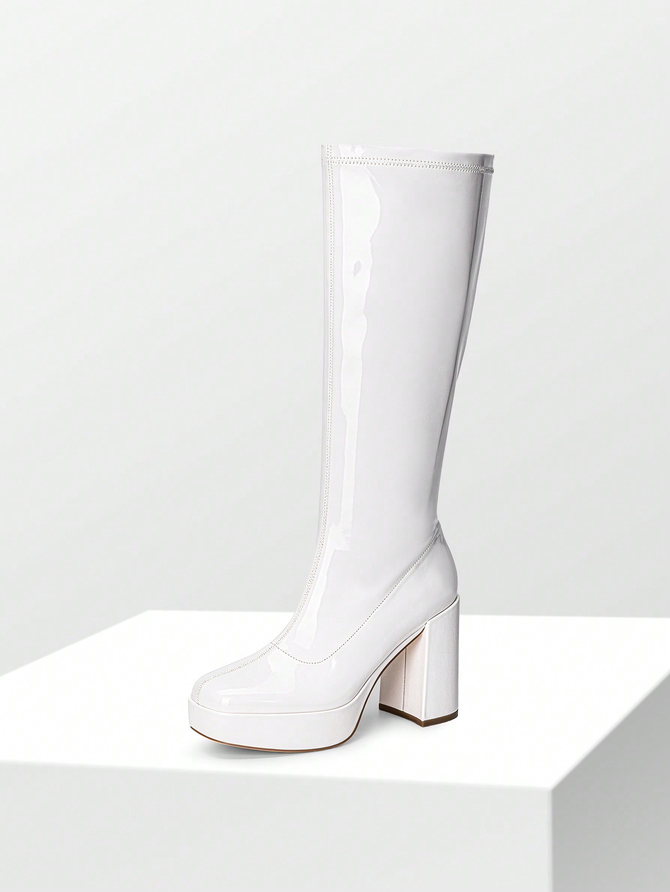 Women's Gogo Knee High Boots,  - Sock Boot Women 评论和价格