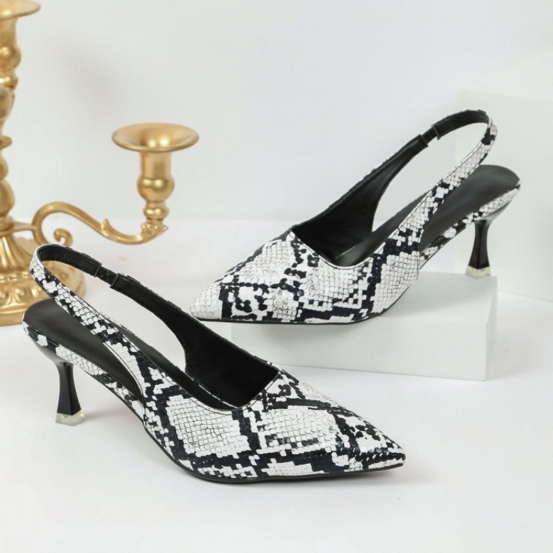 Slingback Snake Skin Pumps Sti - Women'S Shoes Quality 评论和价格
