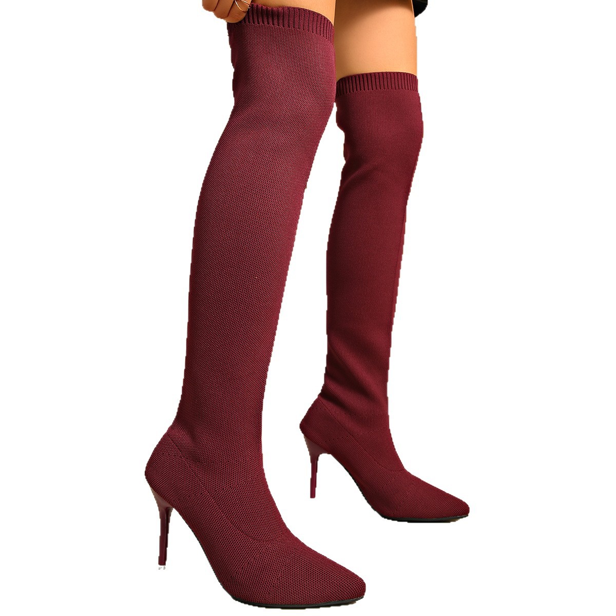 Over-the-knee Sock Boots Women - Sock Boot Women 评论和价格