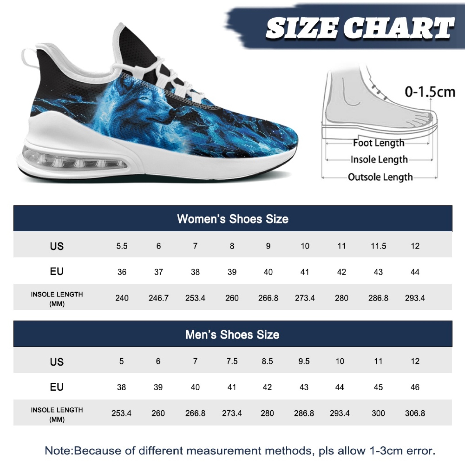 PENSTROLL Blue Flame Wolf Non- - Women Shoes Tennis 评论和价格