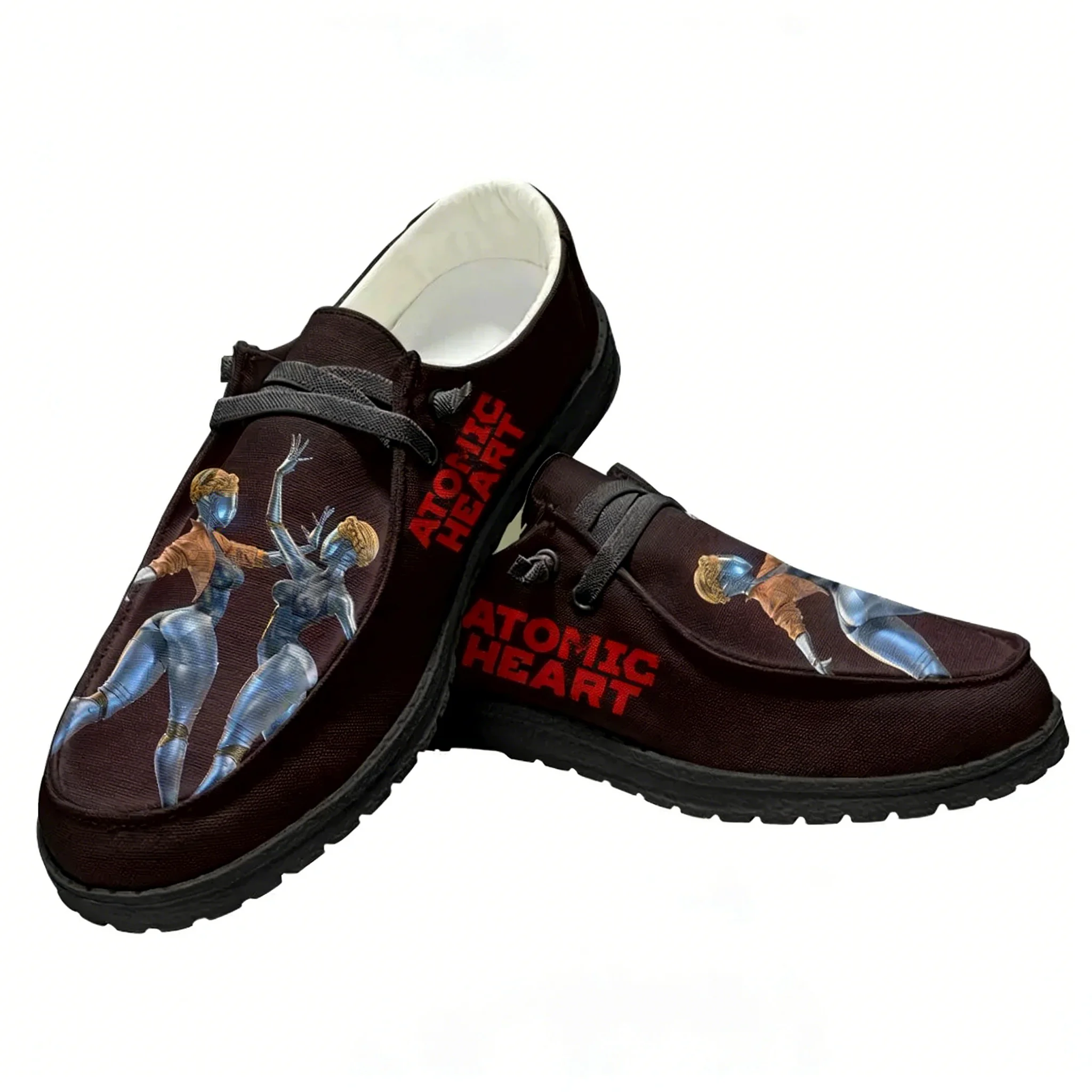 Atomic Heart Casual Shoes Flat - Oxford Lace Up Women 评论和价格