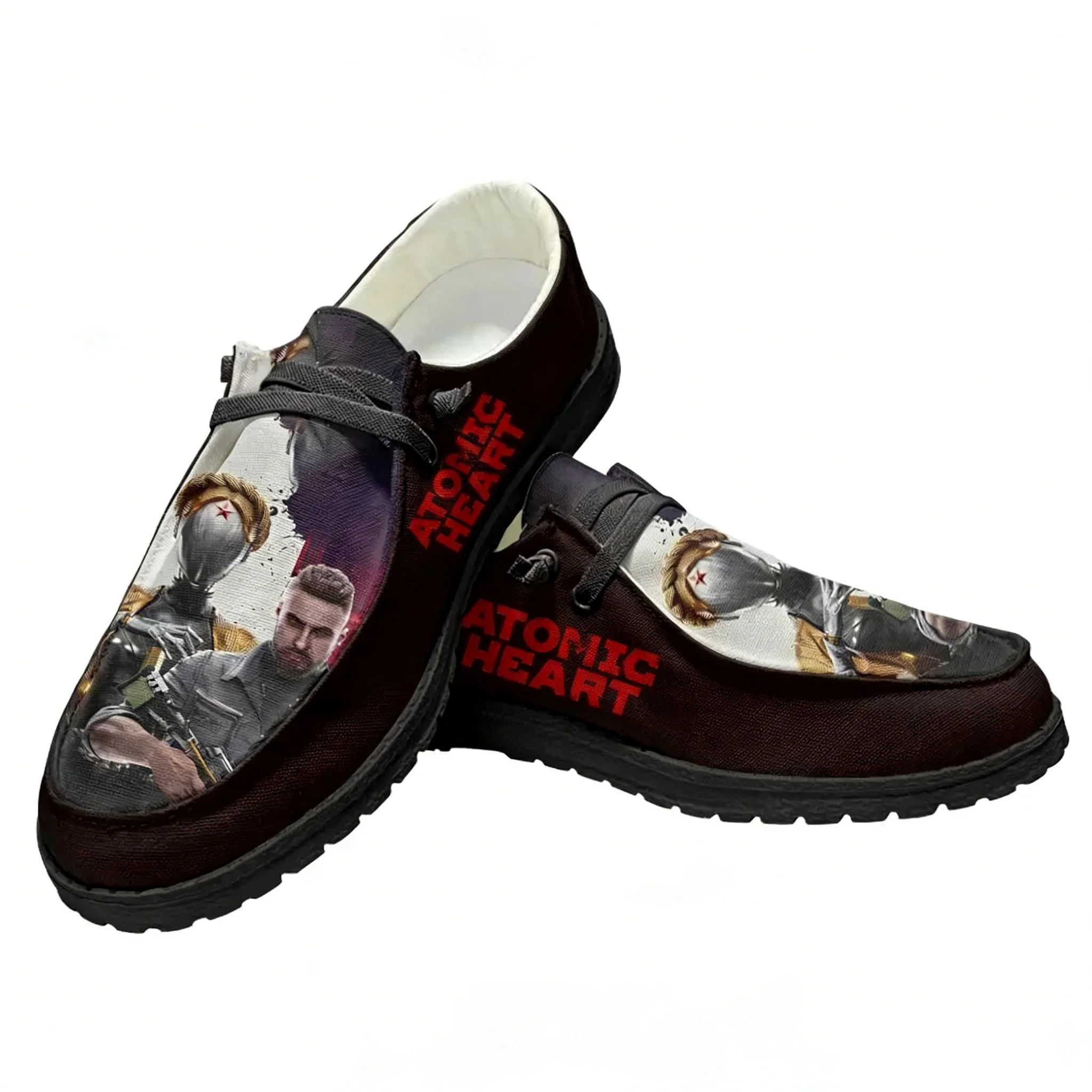 Atomic Heart Casual Shoes Flat - Oxford Lace Up Women 评论和价格