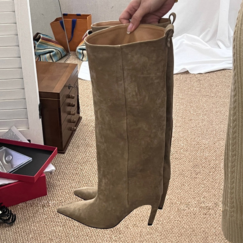 Eilyken Sexy Thin High Heels P - Knee High Boots Women 评论和价格