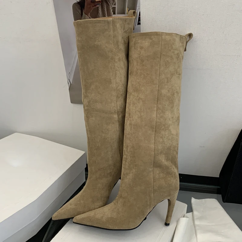 Eilyken Sexy Thin High Heels P - Knee High Boots Women 评论和价格