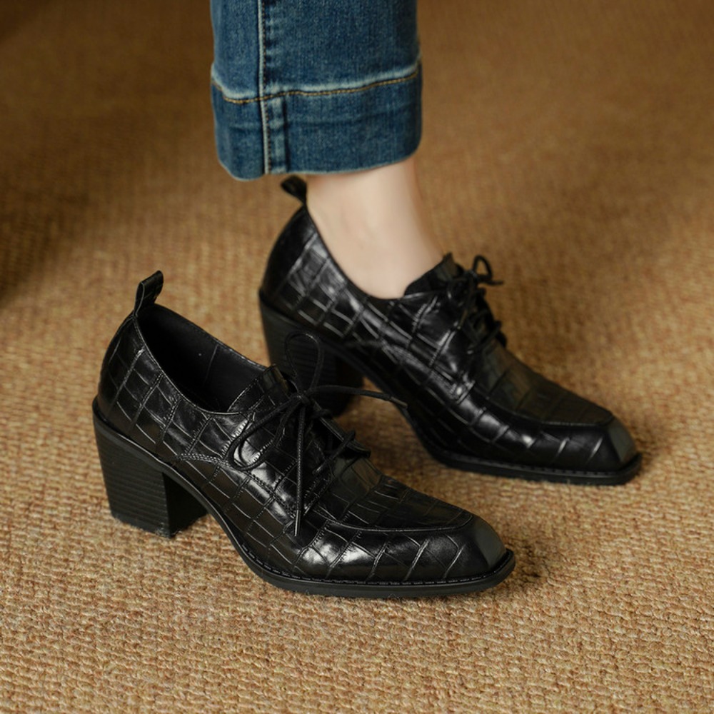 Women's Shoes Real Leather 202 - Oxford Lace Up Women 评论和价格