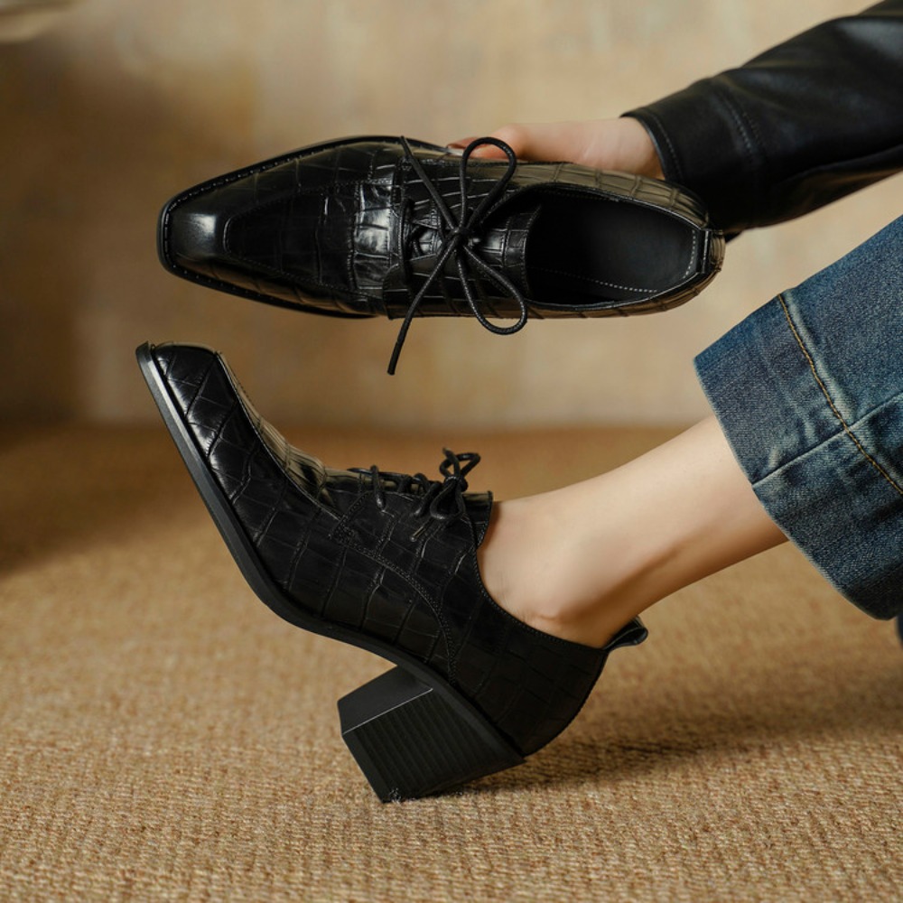 Women's Shoes Real Leather 202 - Oxford Lace Up Women 评论和价格